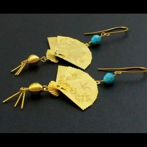 Earrings, boho, new, about 2 inches